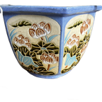 Aziatische Bloempot Large 💮 Lotus Tafereel thumbnail 1