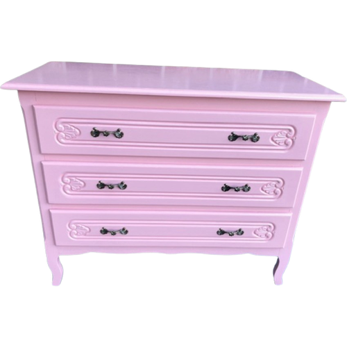 Queen Anne Kommode Pink / Roze