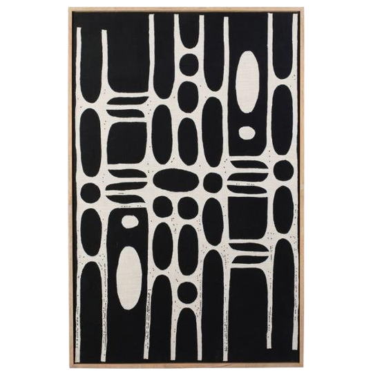 Zuiver | Halo Wanddecoratie Zwart | Beige 1