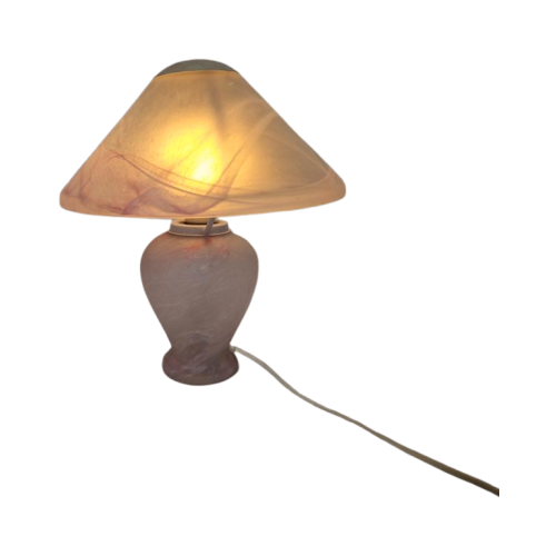 Vintage Murano Mushroom Lamp Design.