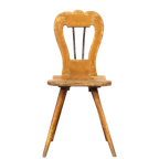 Antieke Wabi Sabi Primitieve Bergstoel thumbnail 1