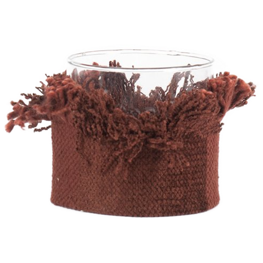 Bazar Bizar | De Oh My Gee Kaarsenhouder - Bordeaux Velvet - S 1