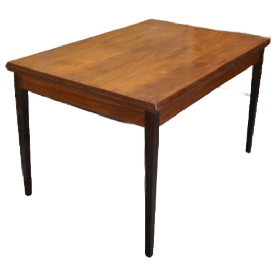 Retro Teakhouten Eettafel Uit De Jaren 60, Uitschuifbaar 1