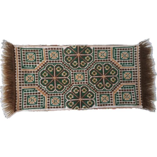 * Vintage Kleedje Bar Kleedje Mat Gehaakt Wollen Kleed 1