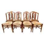 Set Van 8 Stoelen Uit De Periode Van Het Directoire De France (1789-1805). thumbnail 1