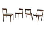 4 X Scandinavian Teak Dining Chairs / 1970s thumbnail 1