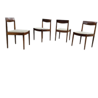 4 X Scandinavian Teak Dining Chairs / 1970s