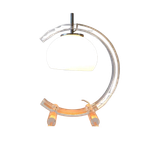 Vintage Plexiglas Tafellamp Dressoir Lamp Space Age Jaren70 thumbnail 1