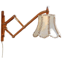 Vintage Houten Schaarlamp - Jaren '60