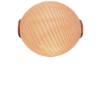 Oval Wall Or Ceiling Lamp Made Of Murano Glass thumbnail 1