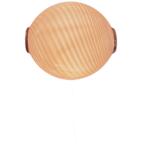 Oval Wall Or Ceiling Lamp Made Of Murano Glass