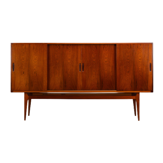Deens Design Hoog Palissander Dressoir, 1960s 1