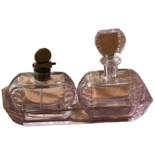 Vintage Art Deco Hand-cut Perfume Set 1