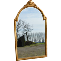 Vintage Deknudt Spiegel Met Facet Geslepen Glas