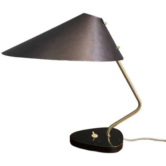 Metal Table Lamp By Pgh Elektro 1960s 1