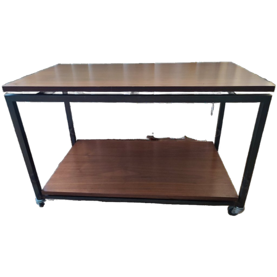 Vintage Bijzet Tafel Trolley Op Wielen Tafeltje Audio Tv 1