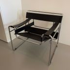 Marcel Breuer B3 Wassily Stoel Chair Fauteuil Zwart thumbnail 1
