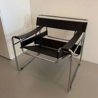 Marcel Breuer B3 Wassily Stoel Chair Fauteuil Zwart