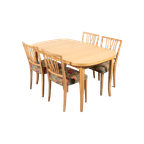 Vintage Swedish Dining Set / Eetkamerset / Eettafel / Eetkamerstoelen From 1970’s thumbnail 1