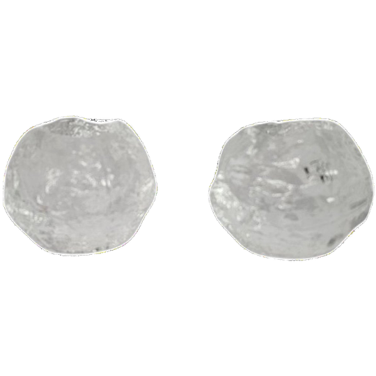 Kosta Boda - Snowball Votives - Set Of 2- Designer Ann Warff - Zweden - 80's 1