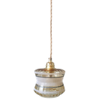 Vintage Hanglamp - Amberkleurig Glas Met Frosted Textuur thumbnail 1