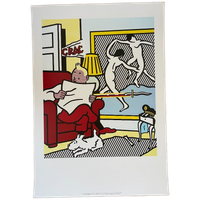Roy Lichtenstein (1923-1997), Tintin Reading, 1993,