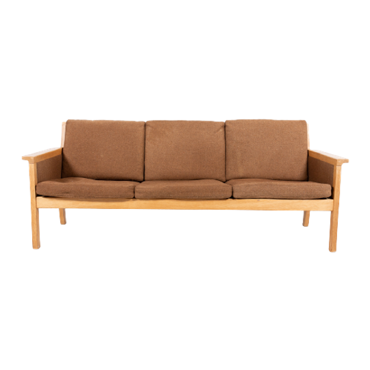 Mid-century Hans Wegner Sofa / Bank / 3 Zitsbank Model Ge55 By Getama 1
