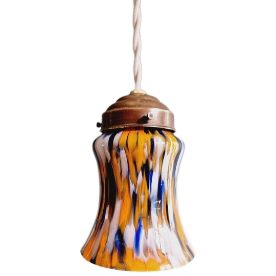 Hanglamp Van Murano-glas (2 Stuks Beschikbaar), Midden Eeuw 1