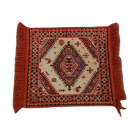 Klein Voornamelijk Rood Sierkleedje Oosterse Stijl 47X60Cm