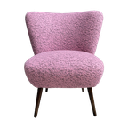 Pink Cocktail Chair 1960S Mcm thumbnail 1