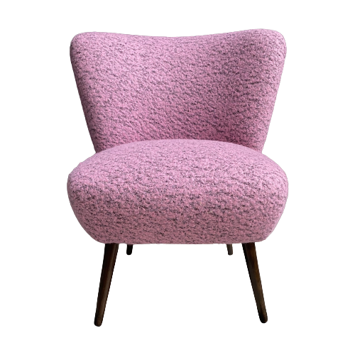 Pink Cocktail Chair 1960S Mcm