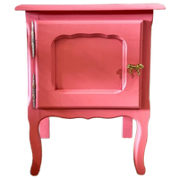Nachtkastje Vintage In Roze