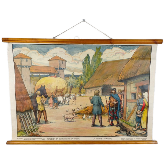 Schoolplaat - Leven Op De Frankische Landhoeve 1