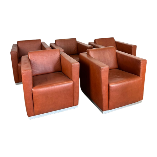 5 X Walter Knoll Elton 407 Fauteuils