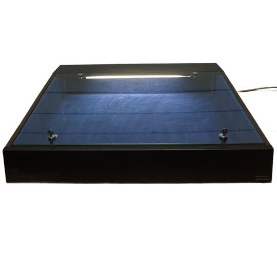 Zeldzame Vintage Jaren 60-70 Vitrinekast Met Verlichting 1