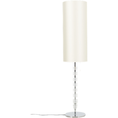 Vloerlamp Met Plexiglas En Chroom 68211