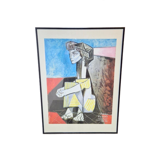 Affiche Pablo Picasso Grand Palais Paris 1990 Poster Lijst 1
