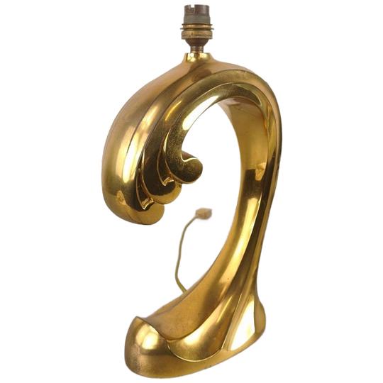 Messing Lampvoet Golf 1