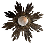 Zonnespiegel In Lood En Glas Irena Jaworski Vintage thumbnail 1