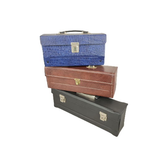 3 Muziekcassette Koffertjes. Prijs Voor De Set 1
