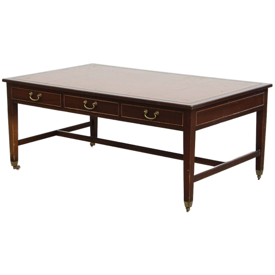 Elegante Chesterfield Salontafel Op Wieltjes In Engelse Stijl Met 4 Lades 1