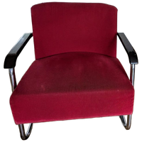 Rode Design Stoel Van Jan Des Bouvrie