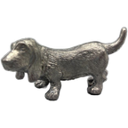 Basset Hound Miniatuur Verzilverd/zilver thumbnail 1