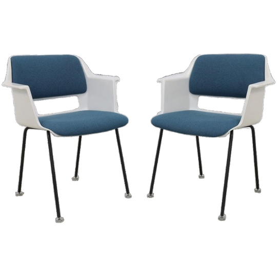2x Stoel Model 2225 André Cordemeyer Gispen 1970s 1
