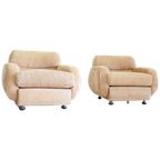 Set Vintage Italiaanse Fauteuils Jaren 70 thumbnail 1