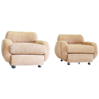 Set Vintage Italiaanse Fauteuils Jaren 70