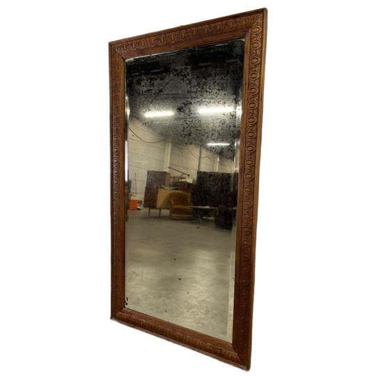 Vintage Houten Spiegel / Wandspiegel 1