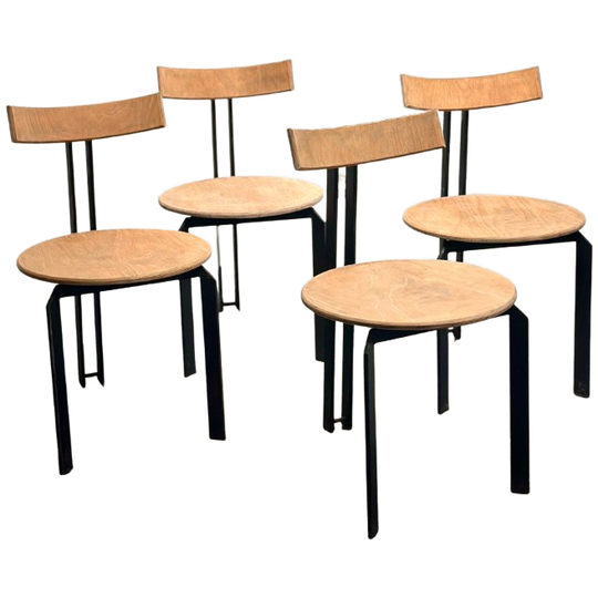 Vintage Harvink “zeta” Eetkamerstoelen 1