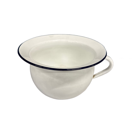 Po Emaille Wit Blauw 1