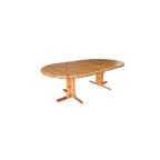 Vintage Danish Design Pine Round / Oval Extendable Dining Table thumbnail 1